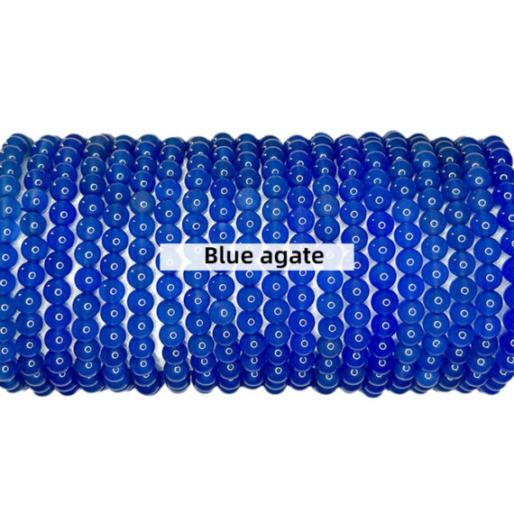 Blue agate bracelets