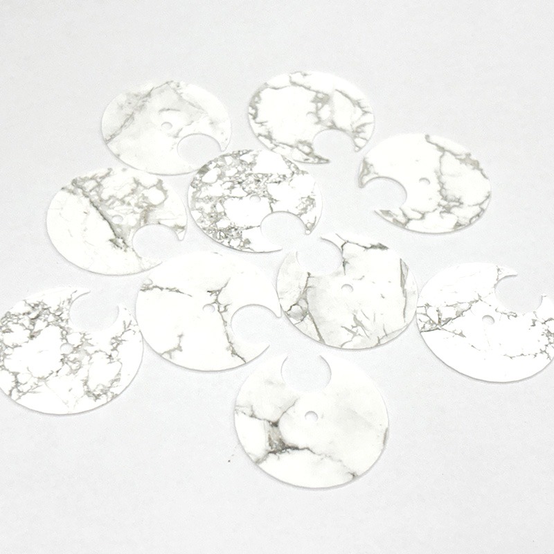 White howlite watch dials