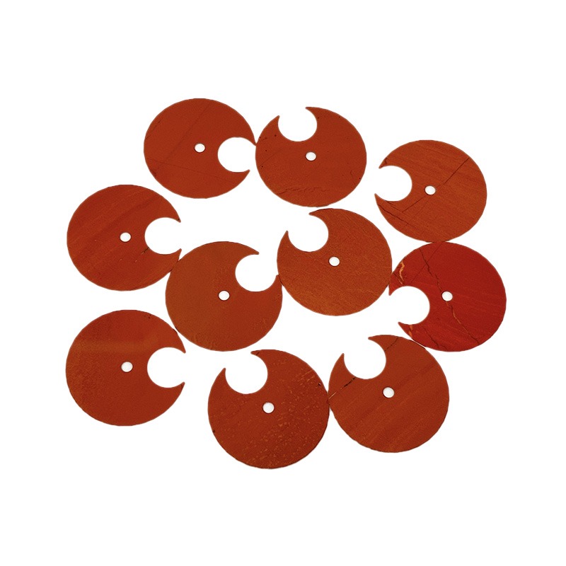 Red jasper watch dials