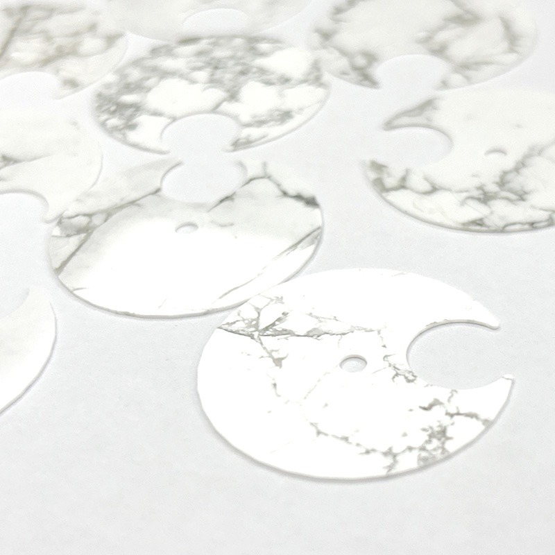 White howlite watch dials