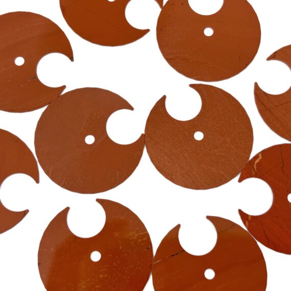 Red jasper watch dials