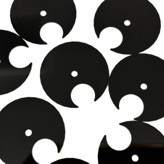 Black onyx watch dials watch parts