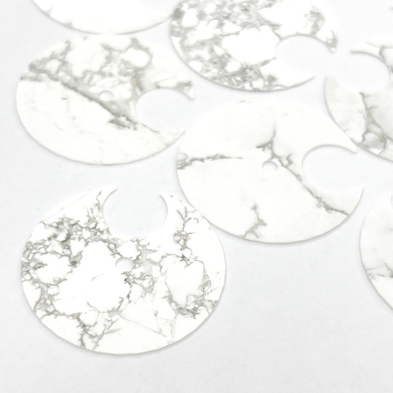 White howlite watch dials