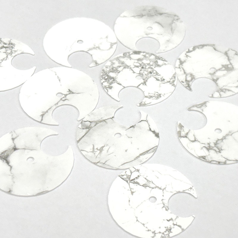 White howlite watch dials