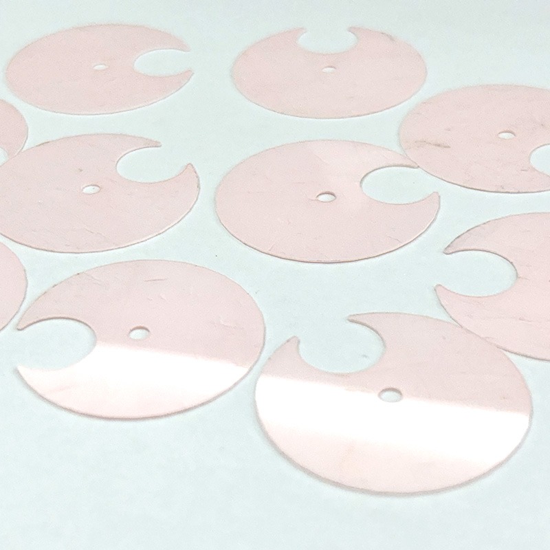 Rose quartz watch dials