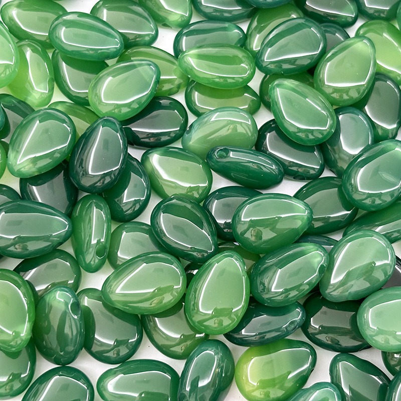 Green agate drops