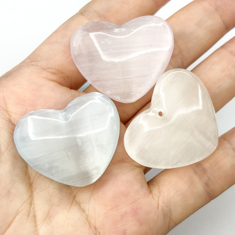 Selenite pendants