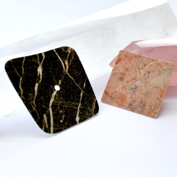 Irreguar shaped gemstone watch dials