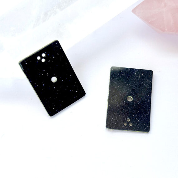 Blue sandstone watch dials rectangular shaped watch dials