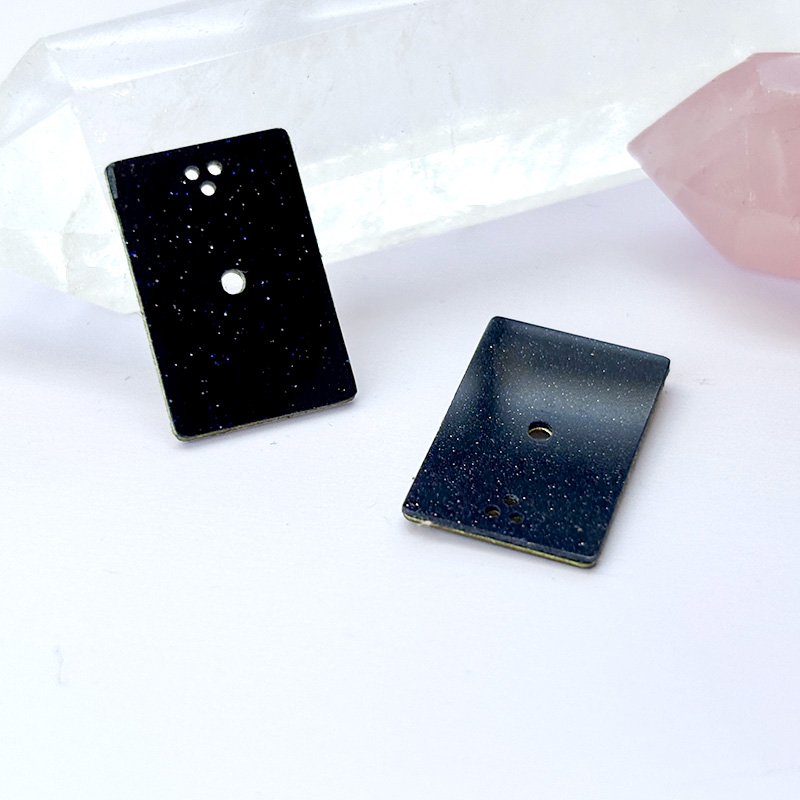 Blue sandstone watch dials rectangular shaped watch dials