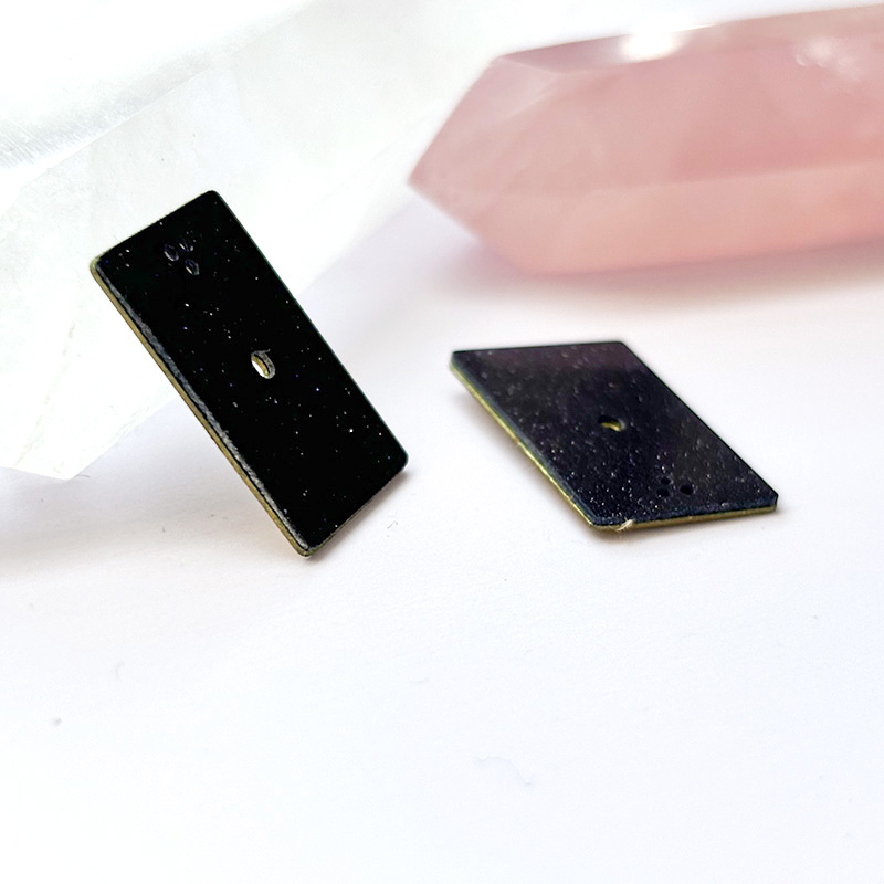 Blue sandstone watch dials rectangular shaped watch dials