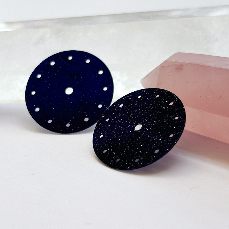 Blue sandstone watch dials customized dials