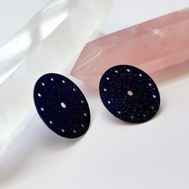 Blue sandstone watch dials customized dials