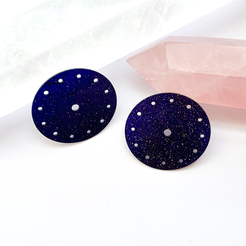 Blue sandstone watch dials customized dials