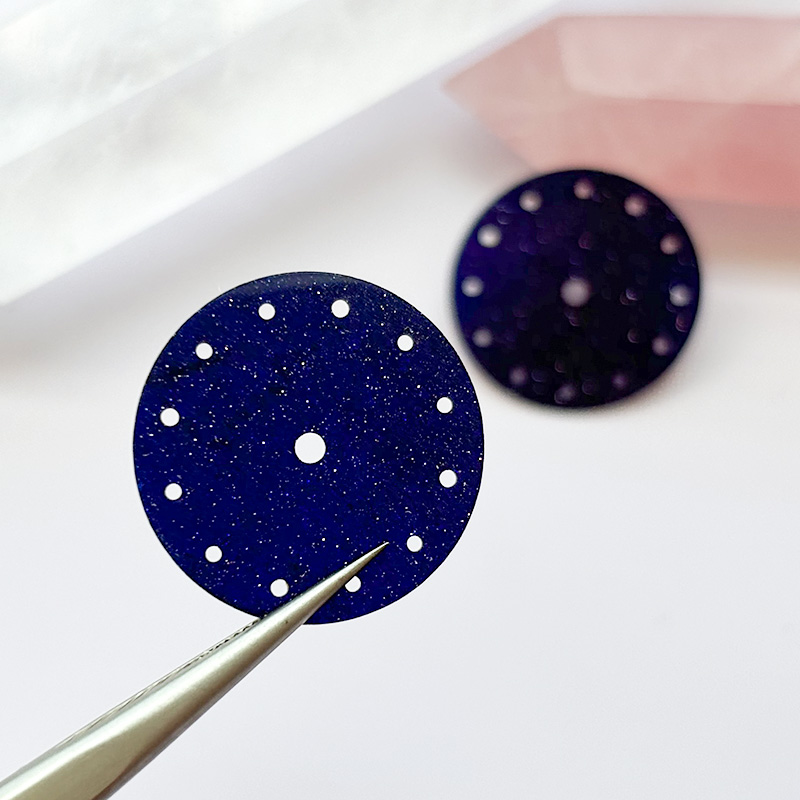 Blue sandstone watch dials customized dials
