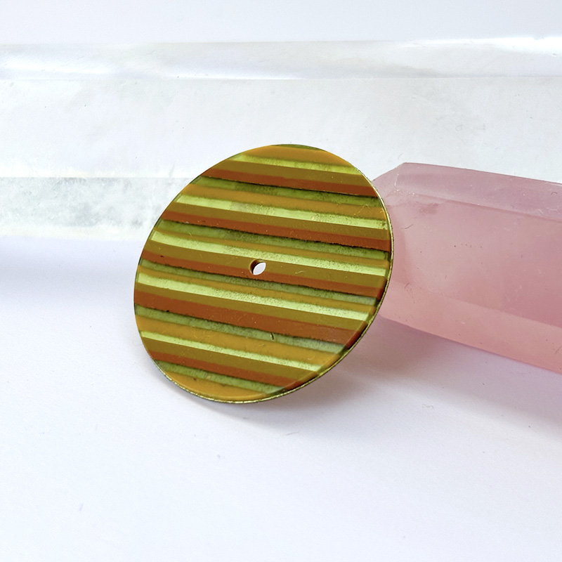 Mixed color stone dials for watch making