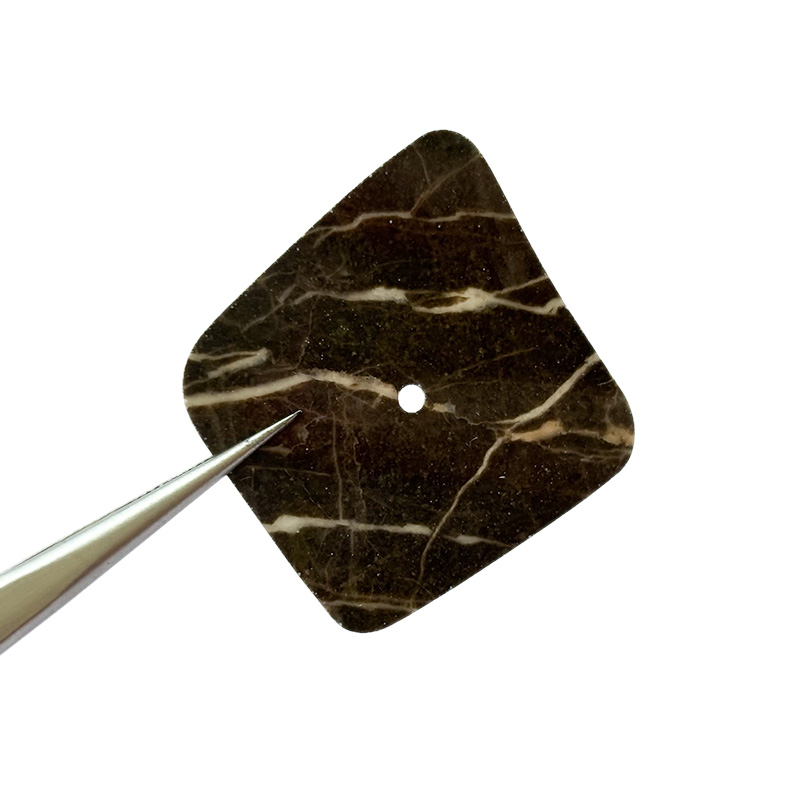 Irreguar shaped gemstone watch dials