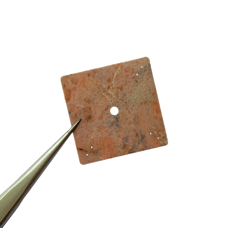 Irreguar shaped gemstone watch dials