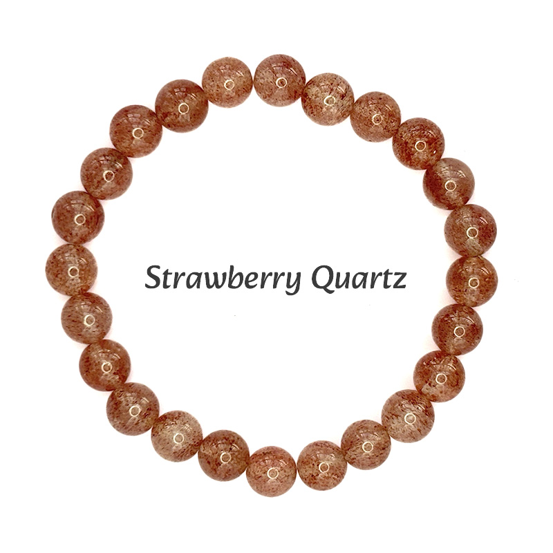 Strawberry Quartz bracelets for women