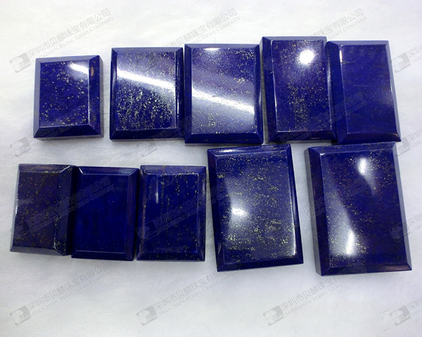 Natural gemstone lapis lazuli rectangle beads