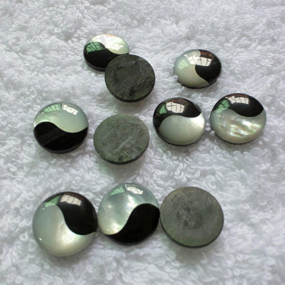 Loose stone mother of pearl mosaic cabochon for setting
