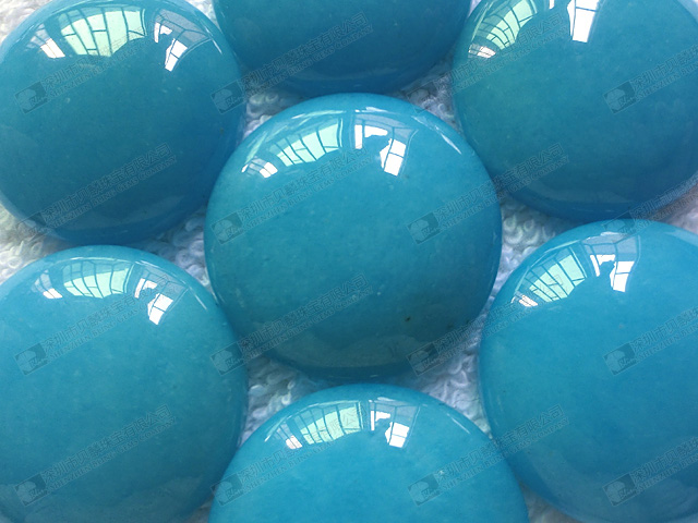 Natural semi precious stone dyed jade