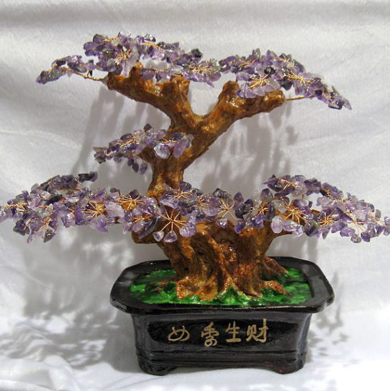 gemstone tree amethyst tree