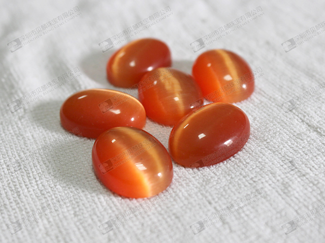 Color stone cat eye cabochons 22x30mm for jewelry setting