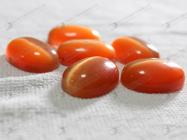 Gemstone cabochons cat eye for jwelry making