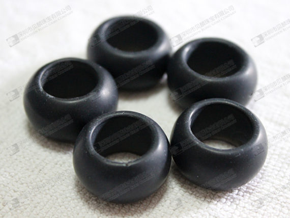 Natural stone jewellry matt black onyx gemstone rings for sale