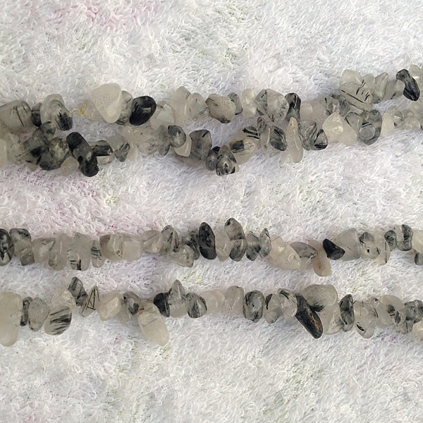 Natural gemstone bracelets Black Quartz Rutilated necklaces for men