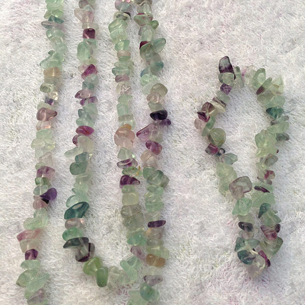 gemstone chip stone bracelet and necklace
