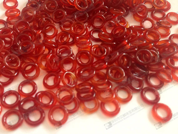 Red agate rings,gemstone rings for fishing rod guide 紅瑪瑙 (9)