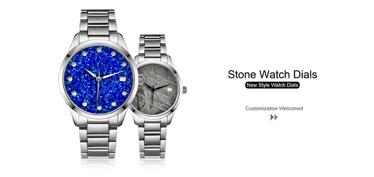 Customized gemstone watch dials
