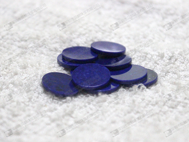 A quality lapis lazuli round discs for dials