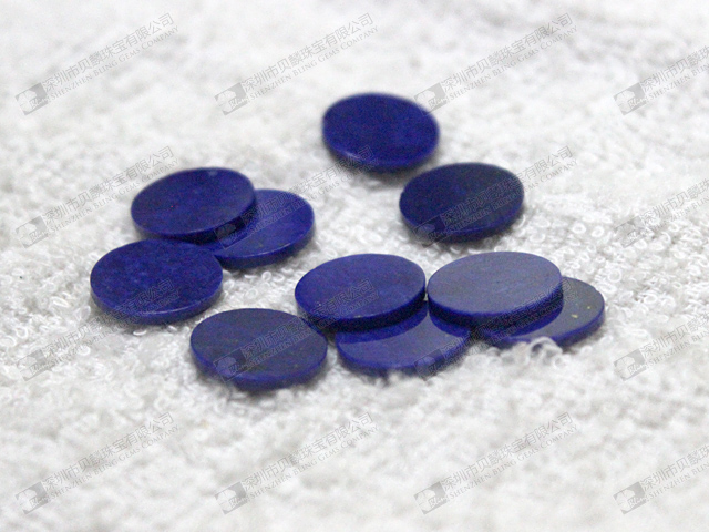 A quality lapis lazuli round discs for dials