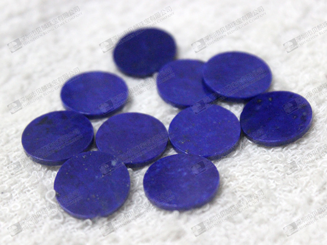 A quality lapis lazuli round discs for dials