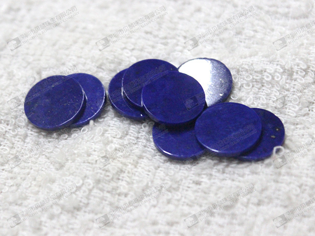 A quality lapis lazuli round discs for dials