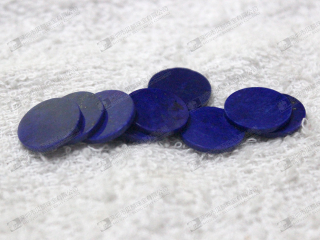 A quality lapis lazuli round discs for dials