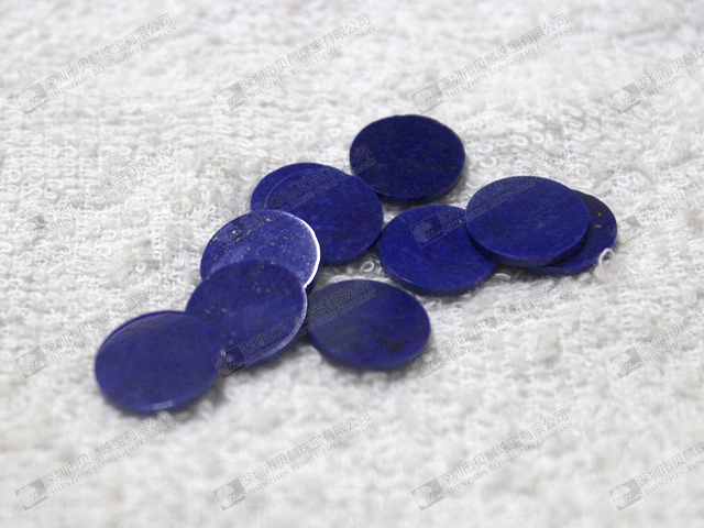 A quality lapis lazuli round discs for dials