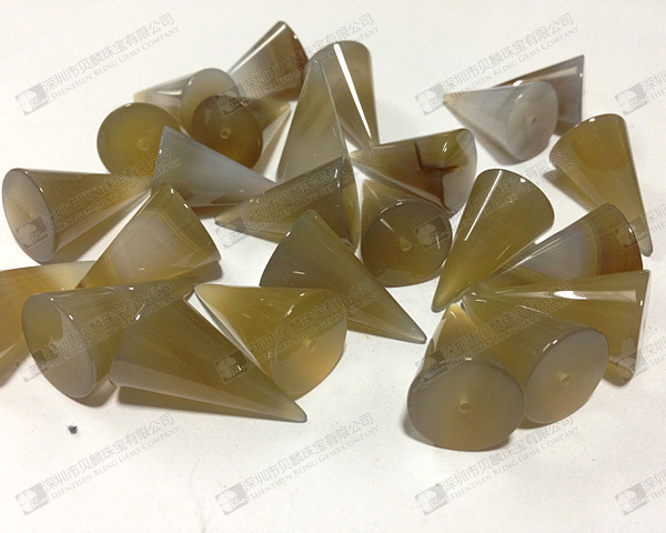 Wholesale gemstone cones,agate cones 錐形珠