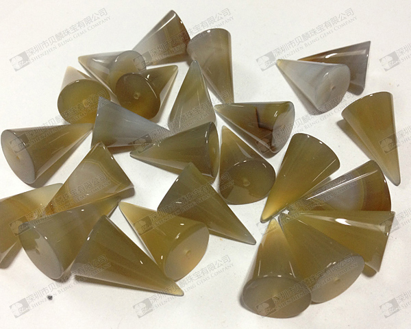 Wholesale gemstone cones,agate cones 錐形珠