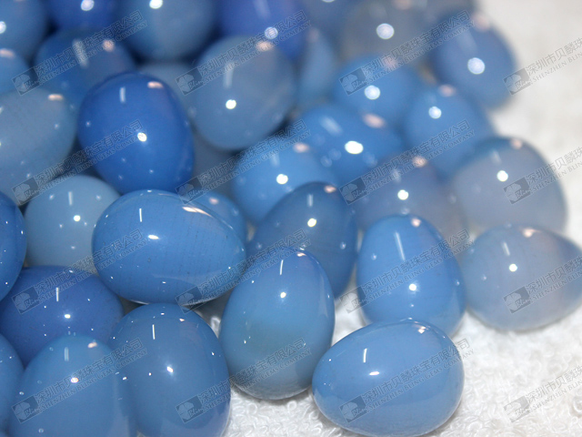 Wholesale gemstone eggs,light blue agate eggs 藍瑪瑙雞蛋