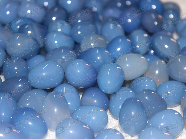 Wholesale gemstone eggs,light blue agate eggs 藍瑪瑙雞蛋