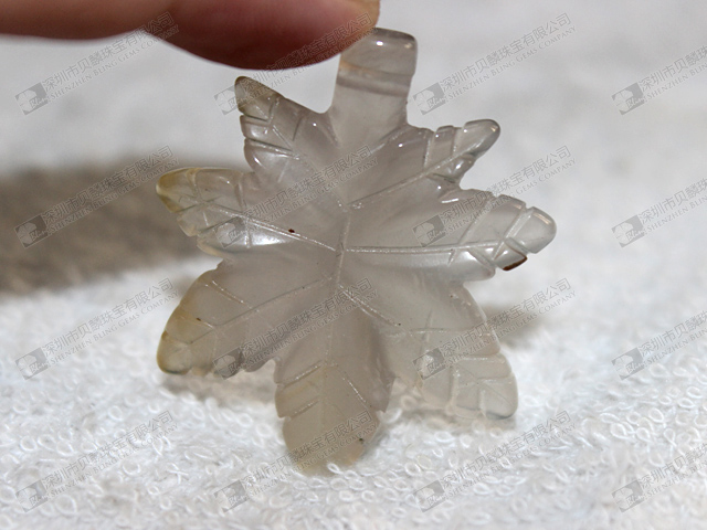 100% Natural agate carved leaf,gemstone crafts 瑪瑙葉子