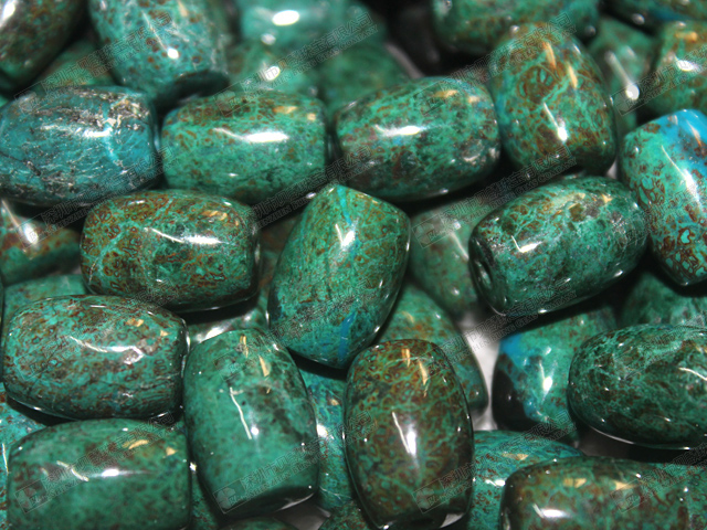 Good quality!Natural chrysocolla stone beads wholesale 鳳凰石