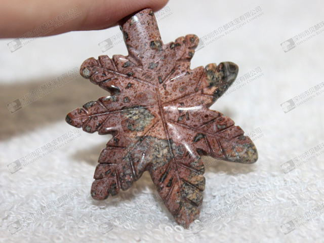 Natural gemstones leaf for pendants 樹葉吊墜