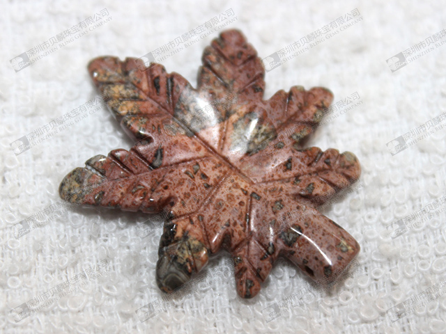 Natural gemstones leaf for pendants 樹葉吊墜