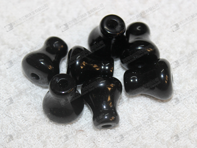 Wholesale black onyx stone knobs 黑瑪瑙旋鈕