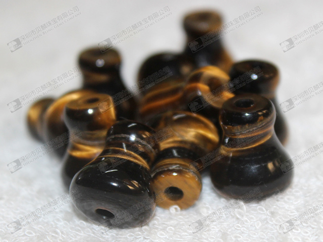 Wholesale semi precious stone knobs ,tiger eye knobs for drawers 虎眼把手